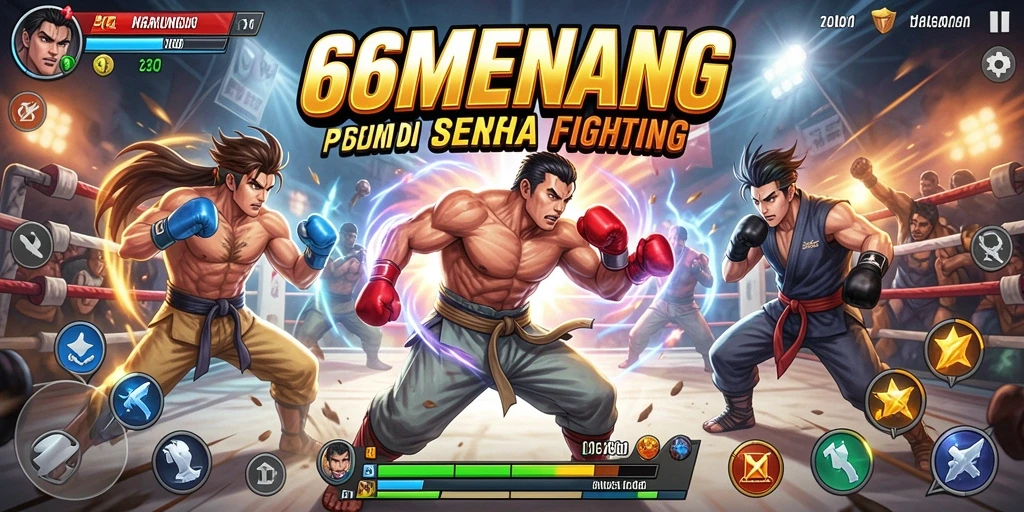 Tampilan gameplay 66MENANG yang seru dan dinamis.