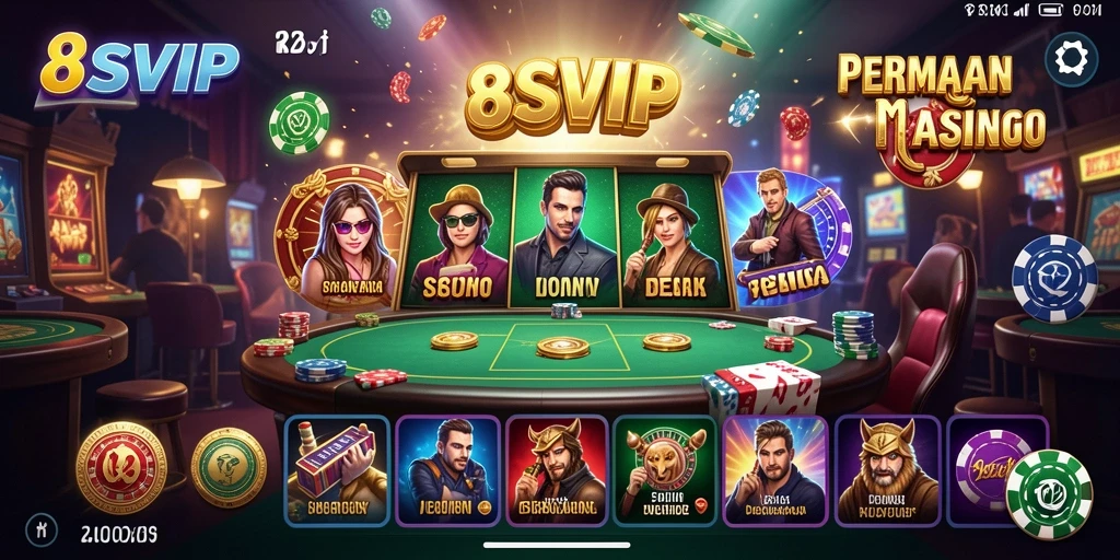Tampilan screenshot gameplay mendebarkan dari 8SVIP.