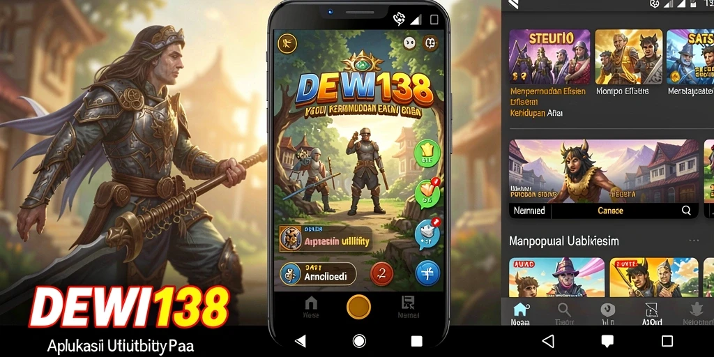Tampilan antarmuka DEWI138 yang sederhana dan mudah digunakan.