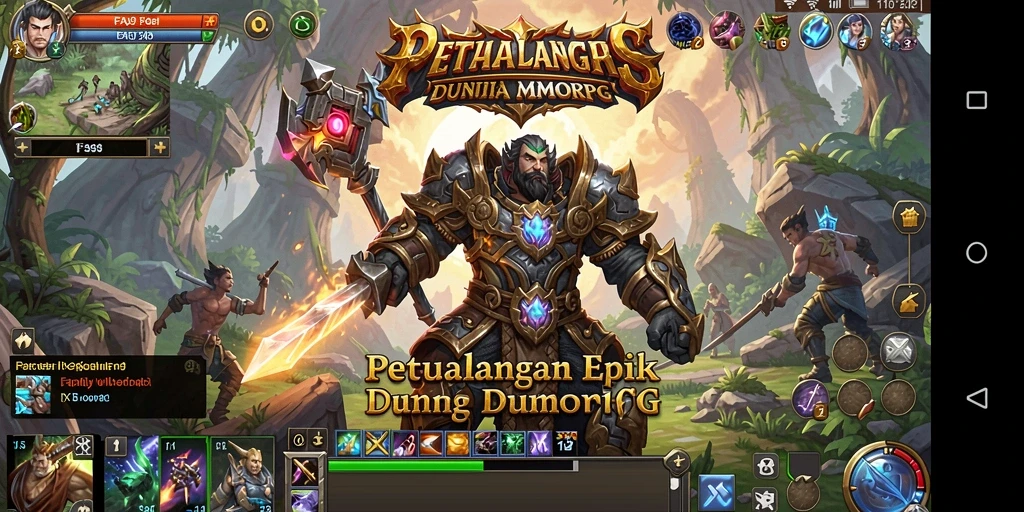 Tampilan gameplay seru dalam FA99 dengan pertempuran epik.
