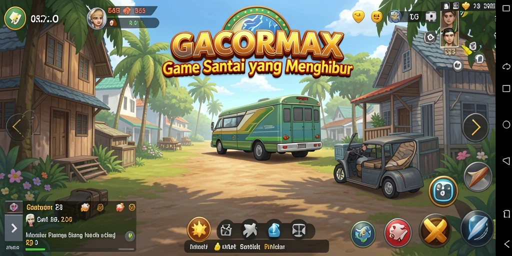 Tampilan menarik dari gameplay GACORMAX yang penuh warna.