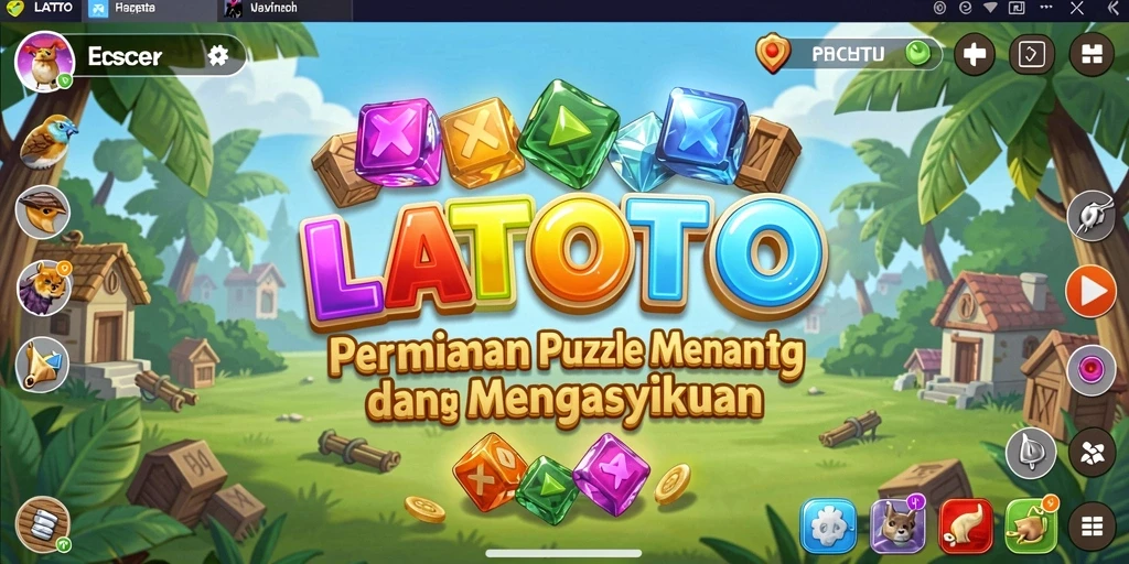 Tampilan gameplay LATOTO yang menarik dan penuh tantangan puzzle.