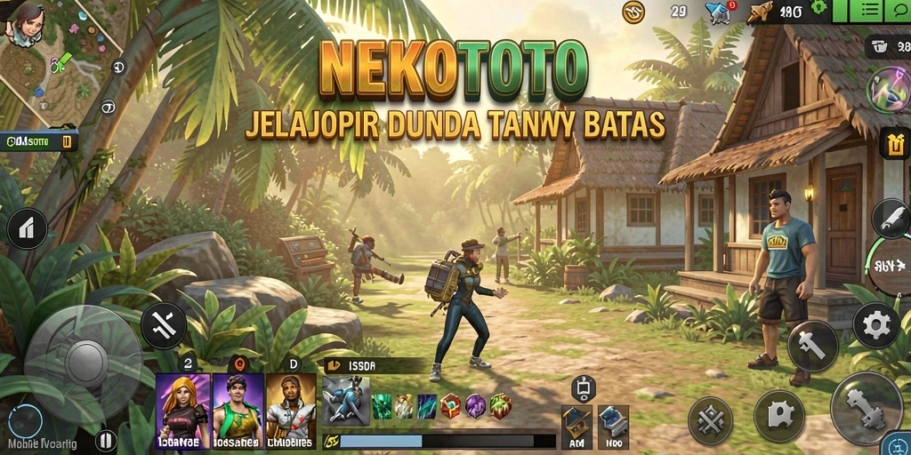 Tampilan gameplay NEKOTOTO yang menakjubkan dalam dunia Open World.