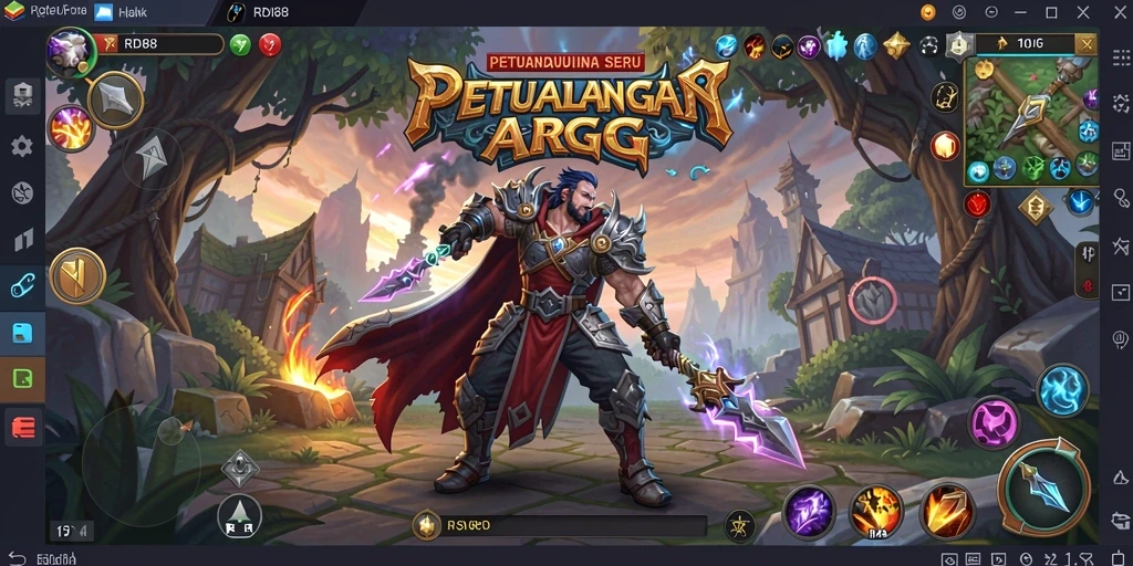 Tampilan gameplay RDI88 yang memikat dan epik.