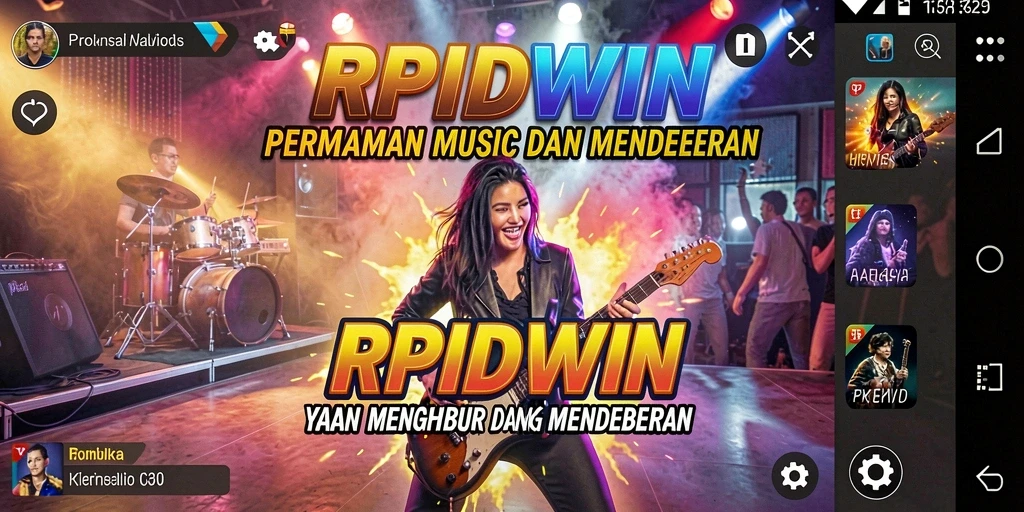 Tampilan gameplay RPIDWIN yang menyenangkan dan interaktif.