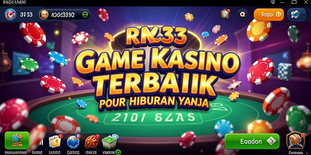 Gambaran menarik dari gameplay Kasino di RR33.