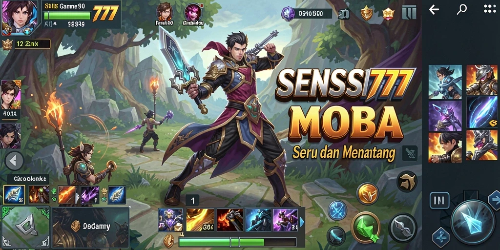 Tampilan gameplay SENSASI777 yang intens dan mendebarkan.