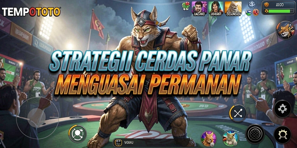 Screenshot TEMPOTOTO yang menampilkan intensitas gameplay strategi.